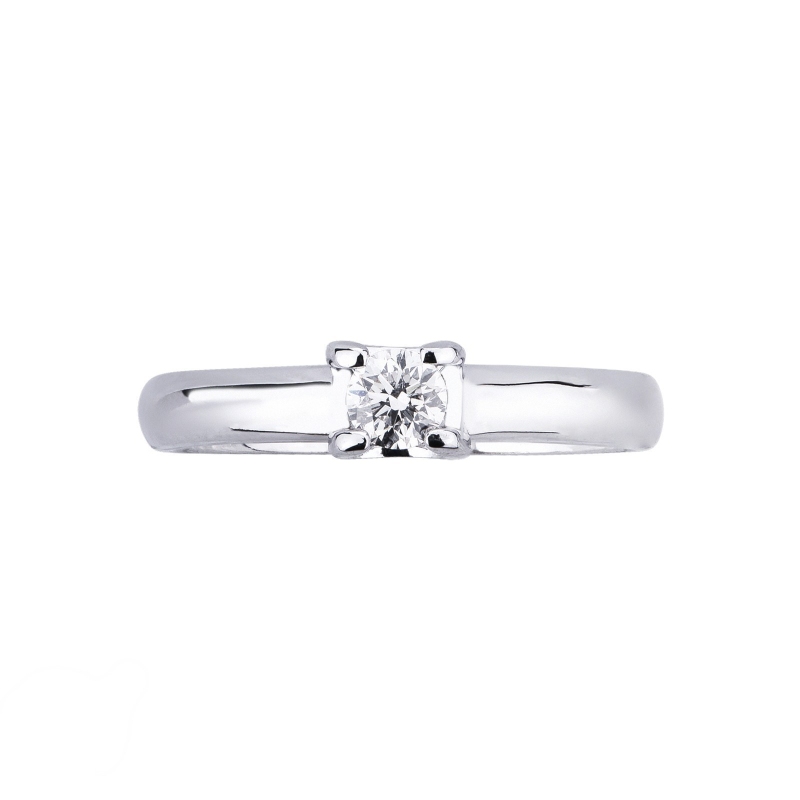 Verlobungsring 0,20 ct Weißgold 750 mit Brillanten Verlobungsring 0,20 ct Weißgold 750 mit Brillanten