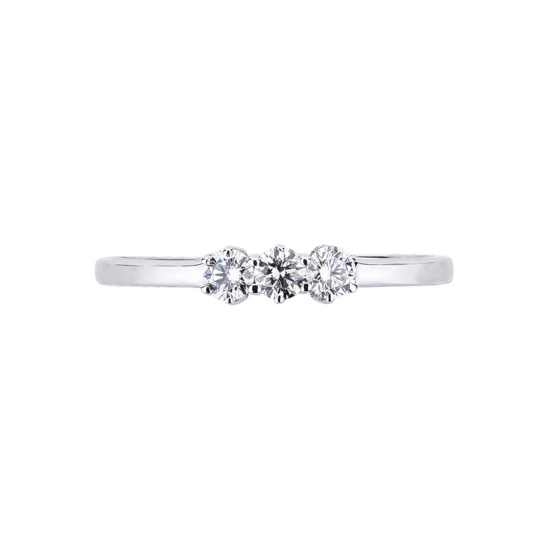 Diamantverlobungsring Weißgold 750 Diamantverlobungsring Weißgold 750