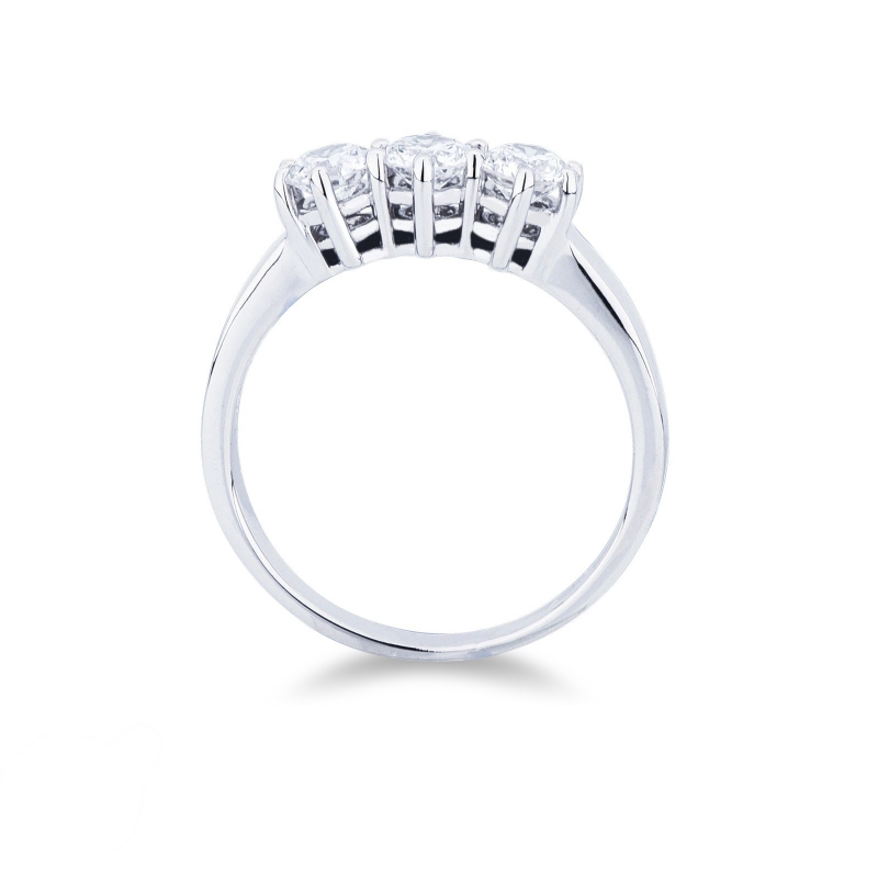 Trilogy Ring aus Weißgold Trilogy Ring aus Weißgold