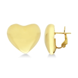 Herz Ohrringe aus Gelbgold 18K