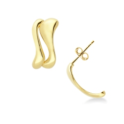 Ausgefallene Ohrstecker aus 750er Gelbgold