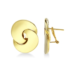 750er Gelbgold Ohrringe Damen