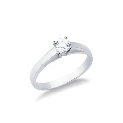 Damenring mit Diamant 0,40 kt Verlobung