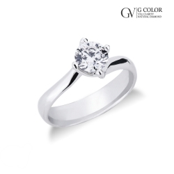 Weißgold 18K Antragsring Diamant 0,90 Karat