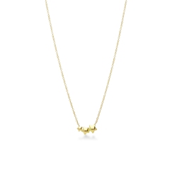 Damenkette mit Sternen aus Gelbgold 18K