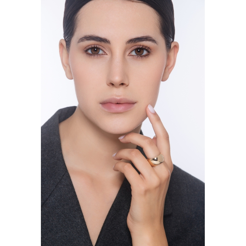 Glänzender Bandring aus 18K Gelbgold Glänzender Bandring aus 18K Gelbgold