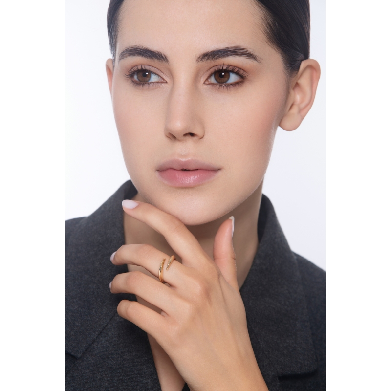 750er Gelbgold TOI&MOI Damenring 