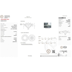 IGI-zertifizierter Diamant CT 1,00  F VS2 2