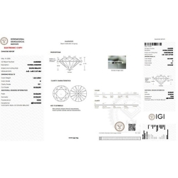 IGI-zertifizierter Diamant CT 1,02   D  VS1 2