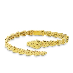 Schlangenarmband aus 18K Gelbgold