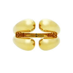Offener Chunky Ring aus 18 Karat Gelbgold 2