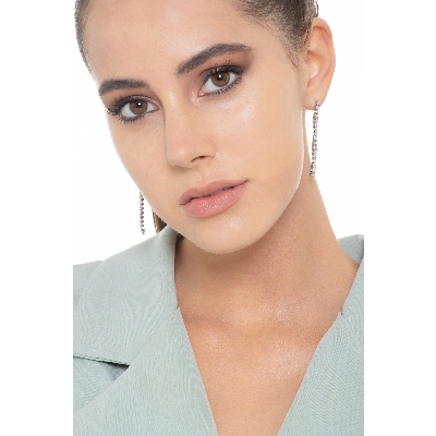 Tennis Ohrringe aus Weißgold mit Brillanten