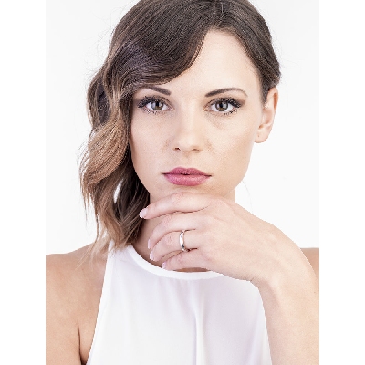 Trauring aus Weißgold