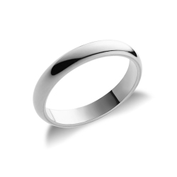 Weißgold Hochzeitsring 18kt