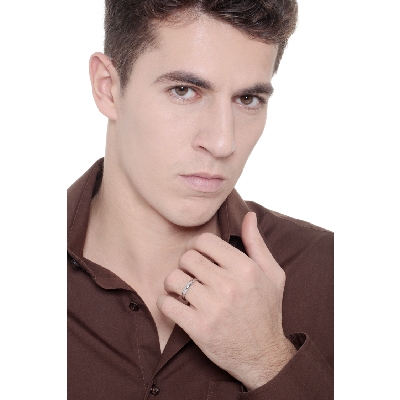 Ehering Weissgold 18kt