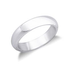 Ehering Weißgold 4 mm