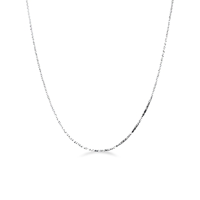 Venezianische Kette aus Weißgold 750