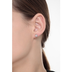 Diamant-Ohrstecker aus Weißgold 750 2