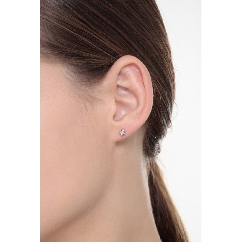 Ohrstecker Weißgold 750 mit Diamanten Ohrstecker Weißgold 750 mit Diamanten