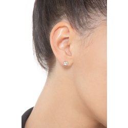 Brilliant Diamant Ohrstecker 18K Weißgold 2