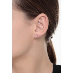Weißgold Ohrringe mit Diamanten 2
