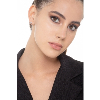 Moderne Diamant-Ohrringe im Brlllantschliff Weißgold 750 