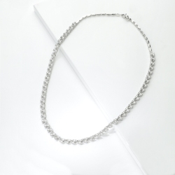 Designer Collier mit Diamanten Weißgold 750