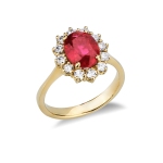 Gelbgold 750 Halo...