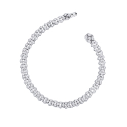 Damenarmband Weißgold mit Diamanten