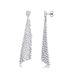 Diamant Ohrhänger Weissgold 18K