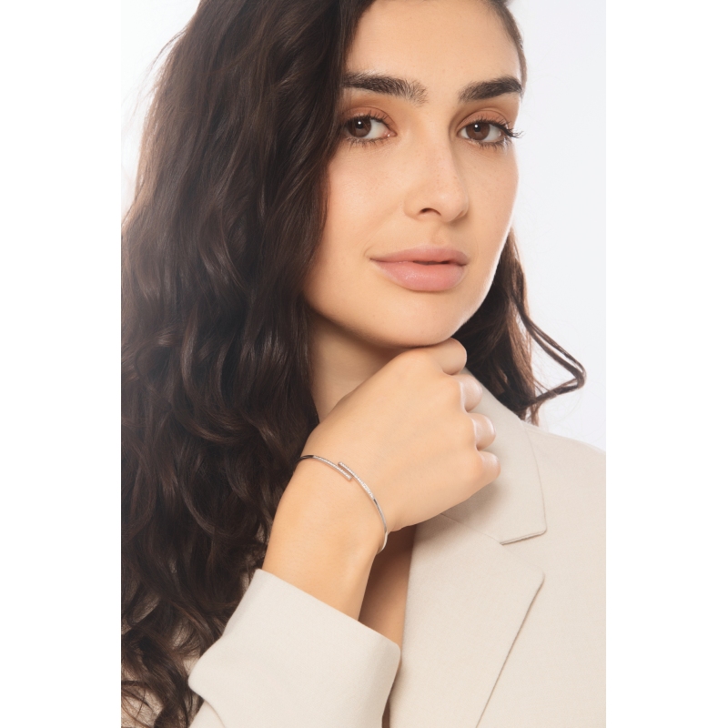 Weißgold 750 TOI&MOI Armreif mit Diamanten