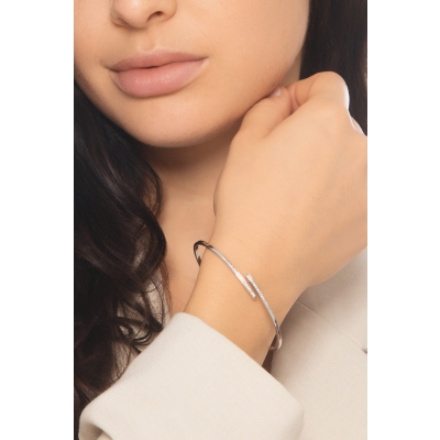 Weißgold 750 TOI&MOI Armreif mit Diamanten