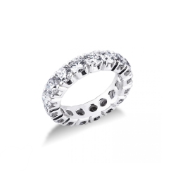 Memoire Ring Weißgold 750 mit Brillanten