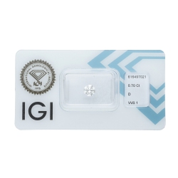 IGI-zertifizierter Diamant CT 0,70   D   VVS1