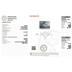 IGI-zertifizierter Diamant CT 0,30   F   VS1 2