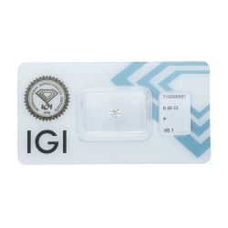 IGI-zertifizierter Diamant CT 0,30   F   VS1