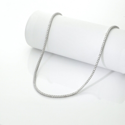 Tennis Kette Weißgold mit Diamanten