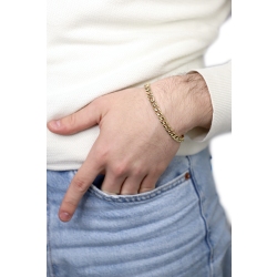 Herren Iced Out Armband Gelbgold 750 2