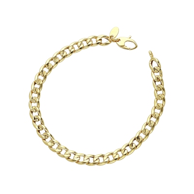 Herren Iced Out Armband Gelbgold 750