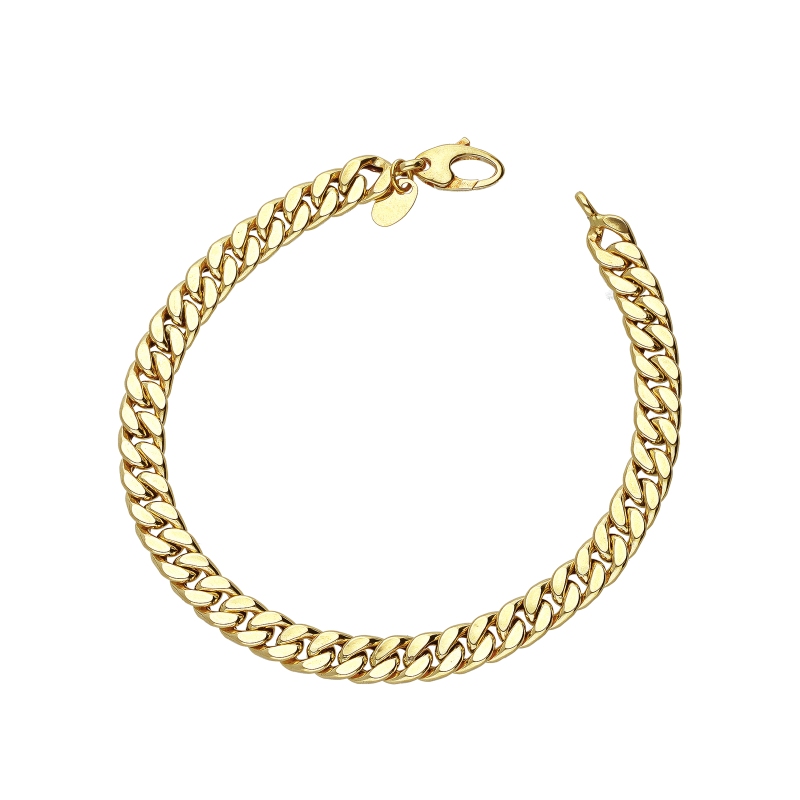 Iced Out Armband Herren Gelbgold 18K Iced Out Armband Herren Gelbgold 18K