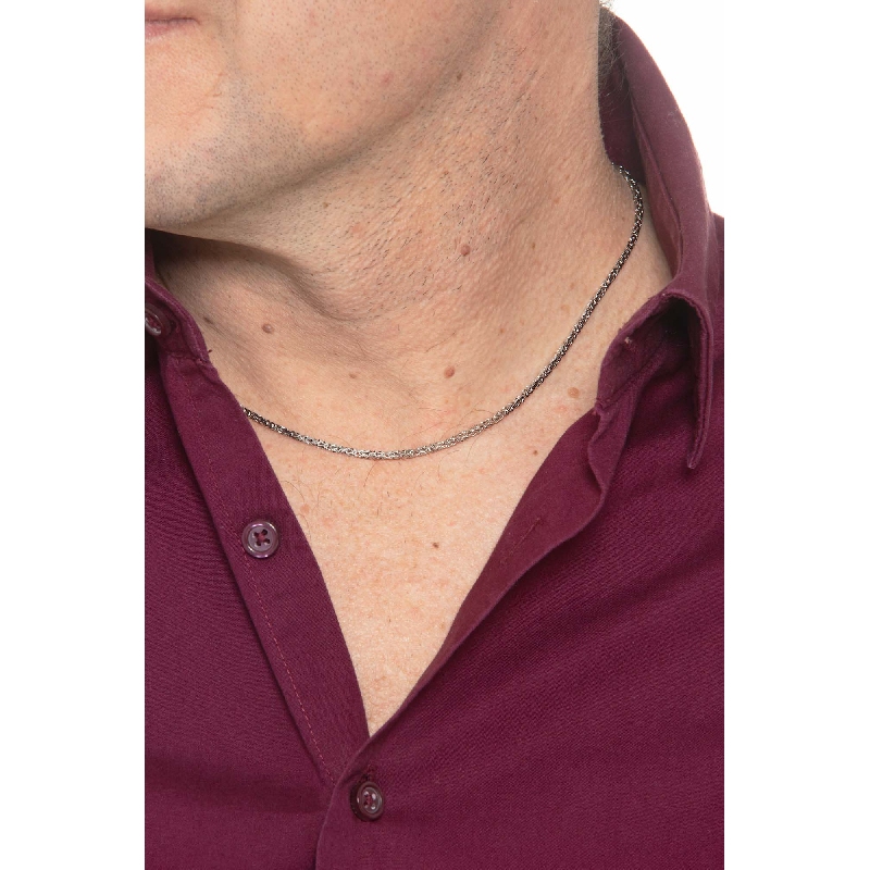 40 cm Königskette aus Weißgold 18k  