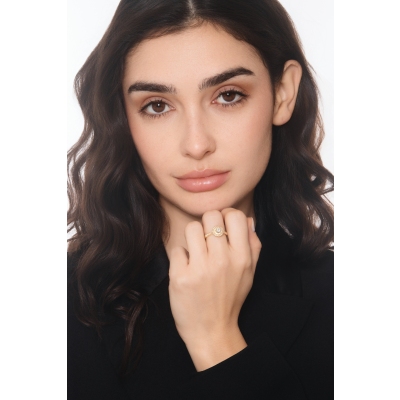 Gelbgold Diamantring 18 Karat