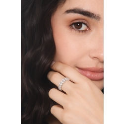 Ring mit Diamanten 18K Weißgold 2