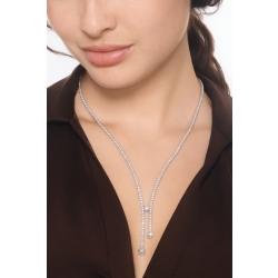 Tennis Kette Damen Weißgold 750 mit Diamanten  2