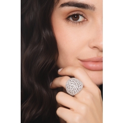 Weißgold Diamant Bandring 18 Karat 2