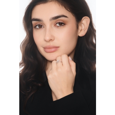 TOI&MOI Weißgold Ring mit drei Diamanten