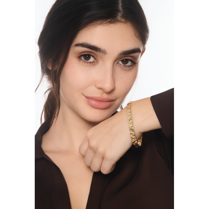 18K Gelbgold Designer Armband 