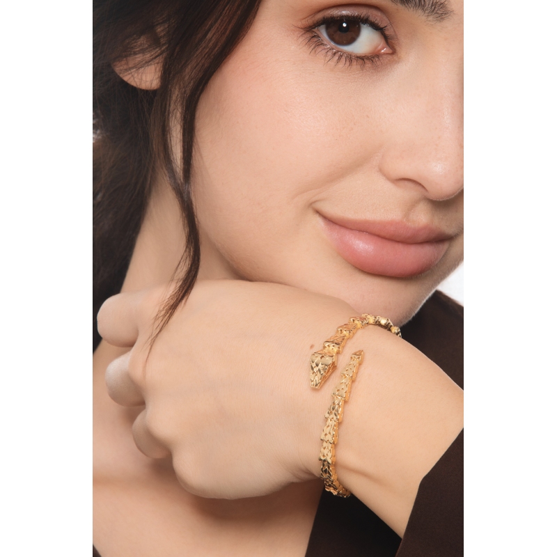Schlangenarmband aus 18K Gelbgold