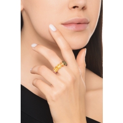 Gelbgold 18K Saphir Rainbow Ring 2