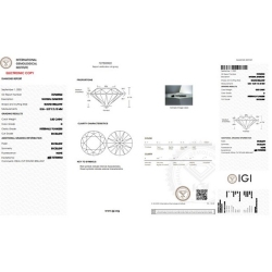 IGI-zertifizierter Diamant CT 0,50   D   IF 2
